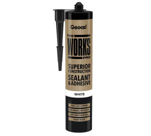 Geocel THE WORKS PRO Sealant & Adhesive - White | Tikkurila | Buy Paint Online| 6001240-C03|theworks_pro_white.jpg