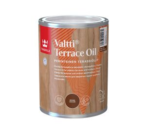Valtti Furniture and Decking Oil - Brown | Tikkurila | Buy Paint Online| 005 0428 F160|005 0428 F160_1_Valtti_kaluste_ja_terassioljy_ruskea_0.9L_1.jpg