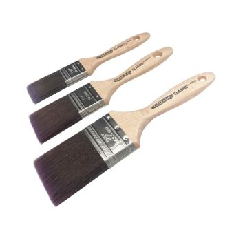 Arroworthy Classic Straight Short Handle Brush 3PK