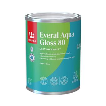 Everal Aqua Gloss [80] | Tikkurila | Buy Paint Online| C953 9051 10|C953 9051 10_1_Tikkurila Everal Aqua Gloss 80 0,9L.jpg