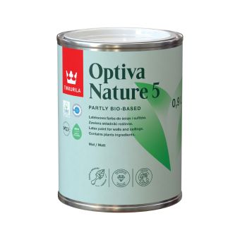 Optiva Nature 5 | Bio Based Durable Matt Emulsion 0.9L | Tikkurila