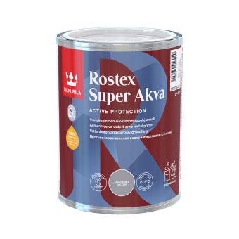 Rostex Super Akva - Light Grey | Tikkurila | Buy Paint Online| 006 5621 0060|tikkurila_rostex_super_akva_lightgrey_1L.jpg