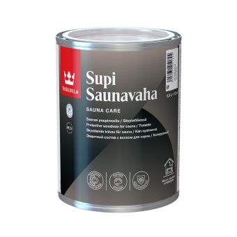 Supi Sauna Wax - EP | Tikkurila | Buy Paint Online| 457 6404 0110|457 6404 0110_1_tikkurila_supi saunavaaha_0,9L_6408070051894.jpg