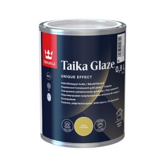 Taika Pearl Glaze - Gold Glitter Paint - 1 Litre