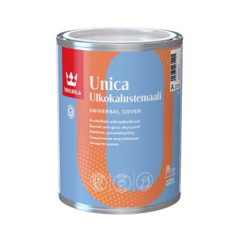 Unica Semi-Gloss Enamel | Tikkurila | Buy Paint Online| 525 6001 0160|525 6001 0160_1_Unica_Ulkokalustemaali_0.9L_1.jpg