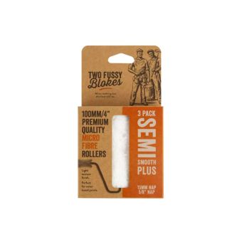 Two Fussy Blokes Microfibre Plus 4" Mini 3pk