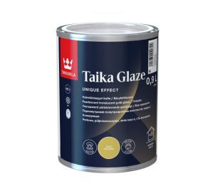 Taika Pearl Glaze - Gold Glitter Paint - 1 Litre