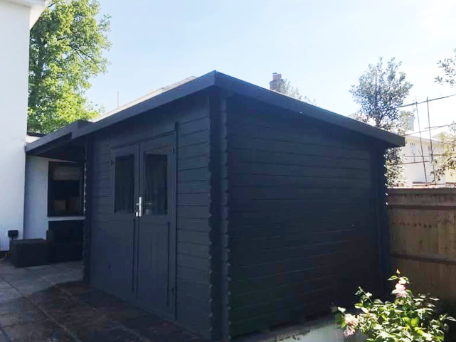 Finished shed